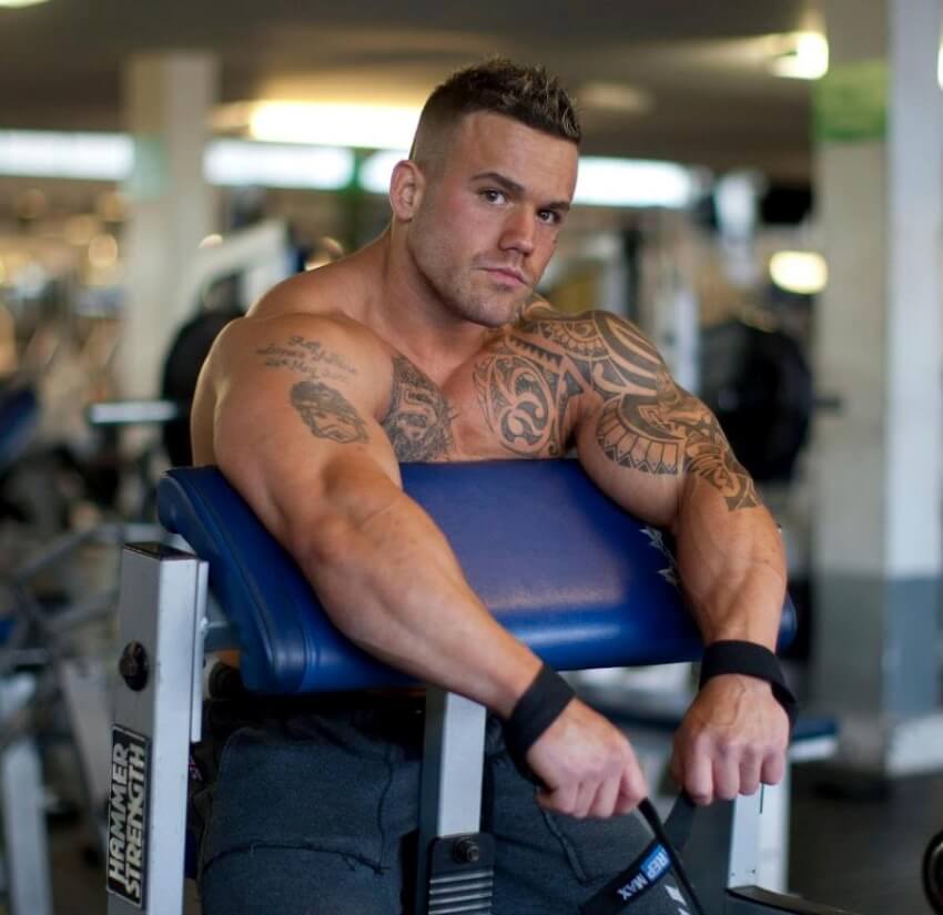 Aar&oacute;n Lambo entrenamiento